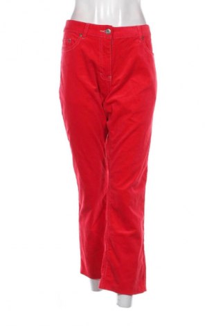Pantaloni de velvet de femei Frn, Mărime XL, Culoare Roșu, Preț 54,99 Lei