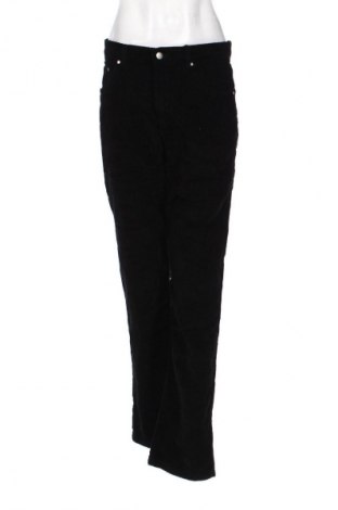 Damen Cordhose Gina Tricot, Größe L, Farbe Schwarz, Preis 41,99 €