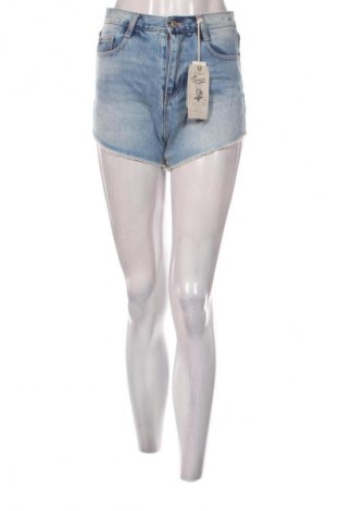 Pantaloni scurți de femei Zara, Mărime S, Culoare Albastru, Preț 104,99 Lei