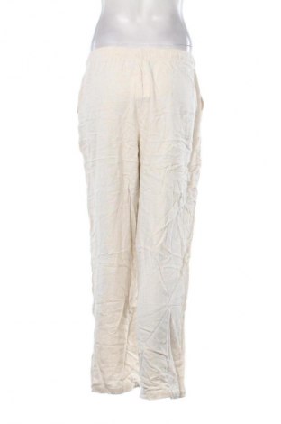 Pantaloni de femei Stradivarius, Mărime XL, Culoare Ecru, Preț 50,99 Lei