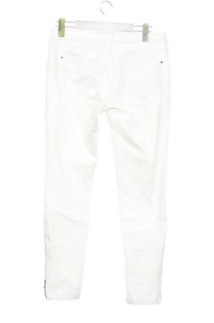Pantaloni de femei Zara, Mărime M, Culoare Alb, Preț 54,99 Lei