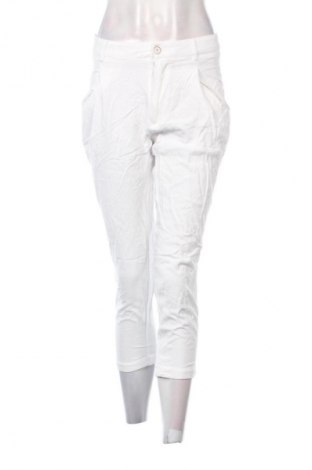 Damskie spodnie Zara, Rozmiar M, Kolor Biały, Cena 58,99 zł