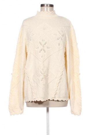 Дамски пуловер ONLY Carmakoma, Размер XL, Цвят Екрю, Цена 32,21 €