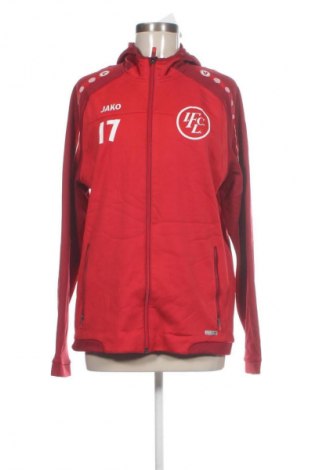Damen Sweatshirt Jako, Größe M, Farbe Rot, Preis 14,99 €