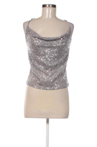 Damski top Zara, Rozmiar S, Kolor Srebrzysty, Cena 49,99 zł