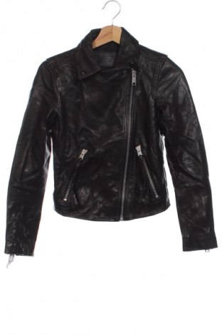Damen Lederjacke AllSaints, Größe XXS, Farbe Schwarz, Preis 354,99 €