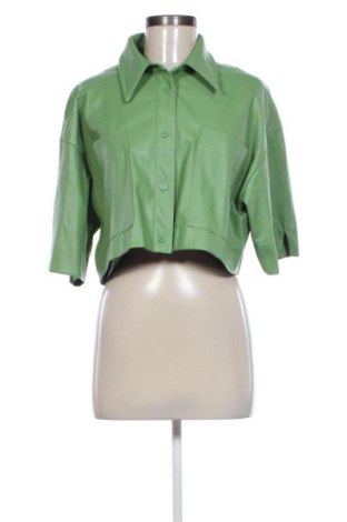 Geacă de piele pentru femei Lumina, Mărime S, Culoare Verde, Preț 101,99 Lei