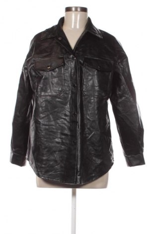 Damen Lederjacke SHEIN, Größe XS, Farbe Schwarz, Preis 15,99 €