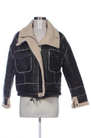 Geacă de piele pentru femei Unbranded, Mărime S, Culoare Negru, Preț 131,99 Lei