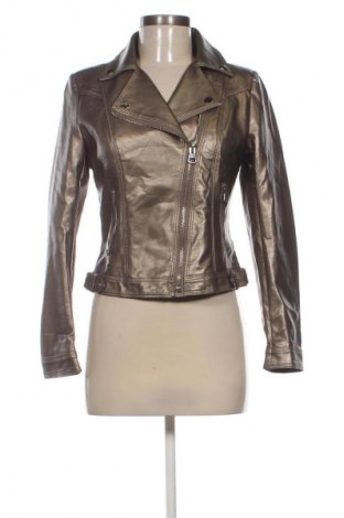 Дамско кожено яке Unbranded, Размер M, Цвят Златист, Цена 20,45 €