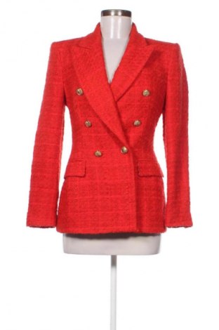 Damski żakiet Zara, Rozmiar XS, Kolor Czerwony, Cena 96,99 zł