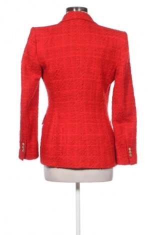 Damski żakiet Zara, Rozmiar XS, Kolor Czerwony, Cena 96,99 zł