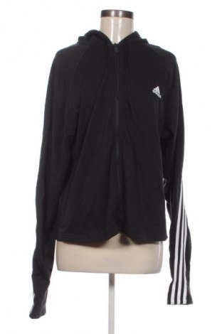 Bluză trening de femei Adidas, Mărime XL, Culoare Negru, Preț 133,99 Lei