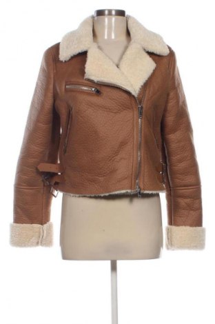 Geacă de femei Bershka, Mărime L, Culoare Maro, Preț 133,99 Lei