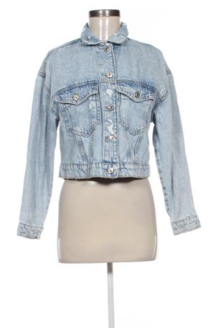 Γυναικείο μπουφάν Stradivarius, Μέγεθος S, Χρώμα Μπλέ, Τιμή 12,99 €