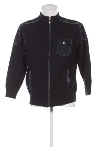 Herren Strickjacke Roger Kent, Größe M, Farbe Blau, Preis 11,99 €
