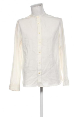 Cămașă de bărbați H&M, Mărime L, Culoare Ecru, Preț 77,00 Lei