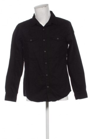 Мъжка риза Jean Pascale, Размер M, Цвят Черен, Цена 5,11 €