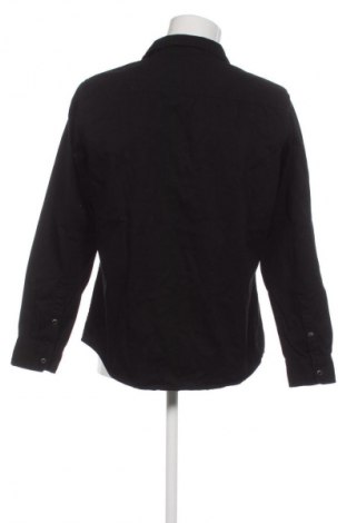 Мъжка риза Jean Pascale, Размер M, Цвят Черен, Цена 5,11 €