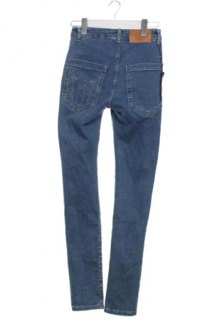 Męskie jeansy Messi X SikSilk, Rozmiar XS, Kolor Niebieski, Cena 464,99 zł