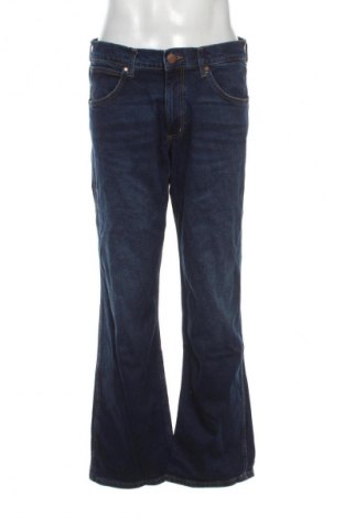 Męskie jeansy Wrangler, Rozmiar M, Kolor Niebieski, Cena 464,99 zł
