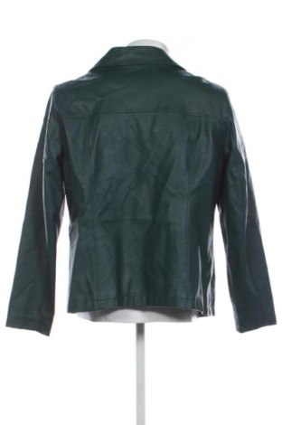 Ανδρικό δερμάτινο μπουφάν Bpc Bonprix Collection, Μέγεθος L, Χρώμα Πράσινο, Τιμή 22,99 €