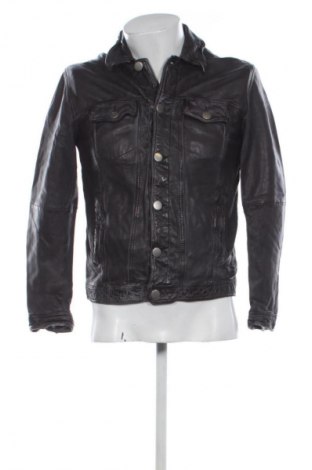 Мъжко кожено яке Freaky Nation, Размер L, Цвят Черен, Цена 89,47 €