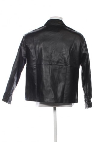 Herren Lederjacke Pull&Bear, Größe M, Farbe Schwarz, Preis 52,99 €