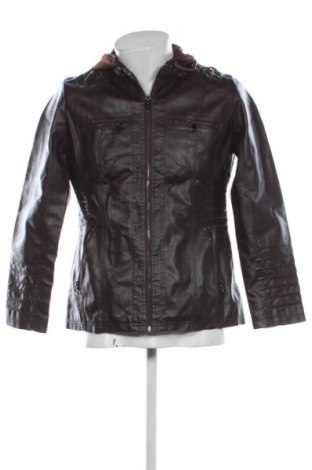 Geacă de piele pentru bărbati Unbranded, Mărime L, Culoare Maro, Preț 117,99 Lei