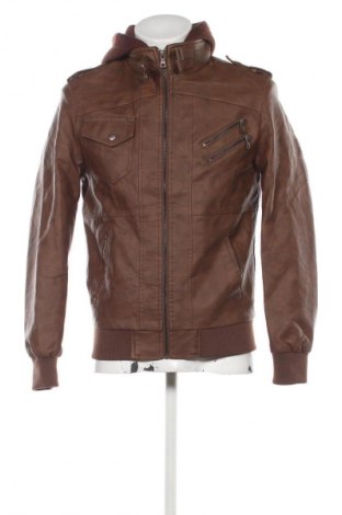 Geacă de piele pentru bărbati Unbranded, Mărime S, Culoare Maro, Preț 102,99 Lei