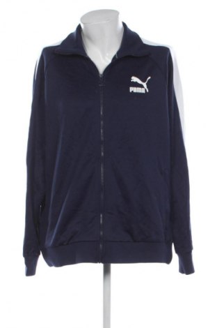 Bluză trening de bărbați PUMA, Mărime XXL, Culoare Albastru, Preț 117,99 Lei
