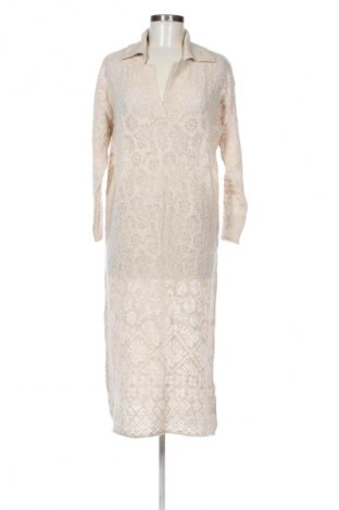 Kleid Zara, Größe S, Farbe Beige, Preis 20,99 €