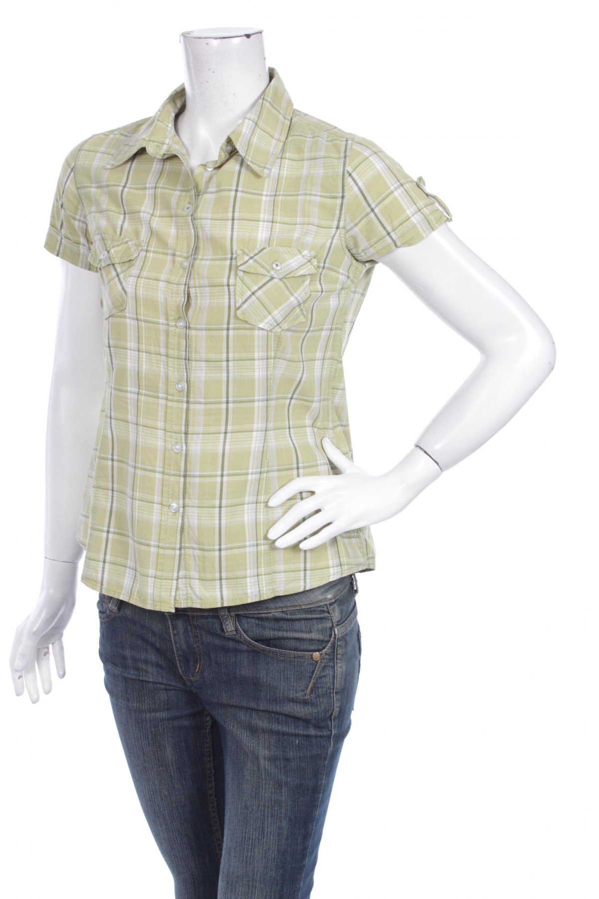 Γυναικείο πουκάμισο, Μέγεθος L, Χρώμα Πράσινο, Τιμή 8,66 €