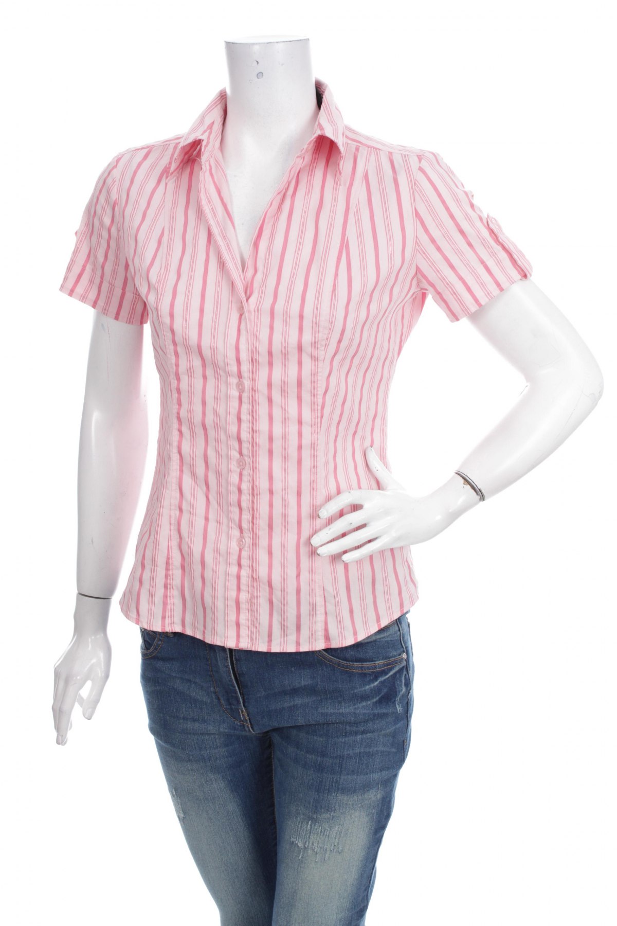 Γυναικείο πουκάμισο New York & Company, Μέγεθος S, Χρώμα Ρόζ , Τιμή 13,61 €