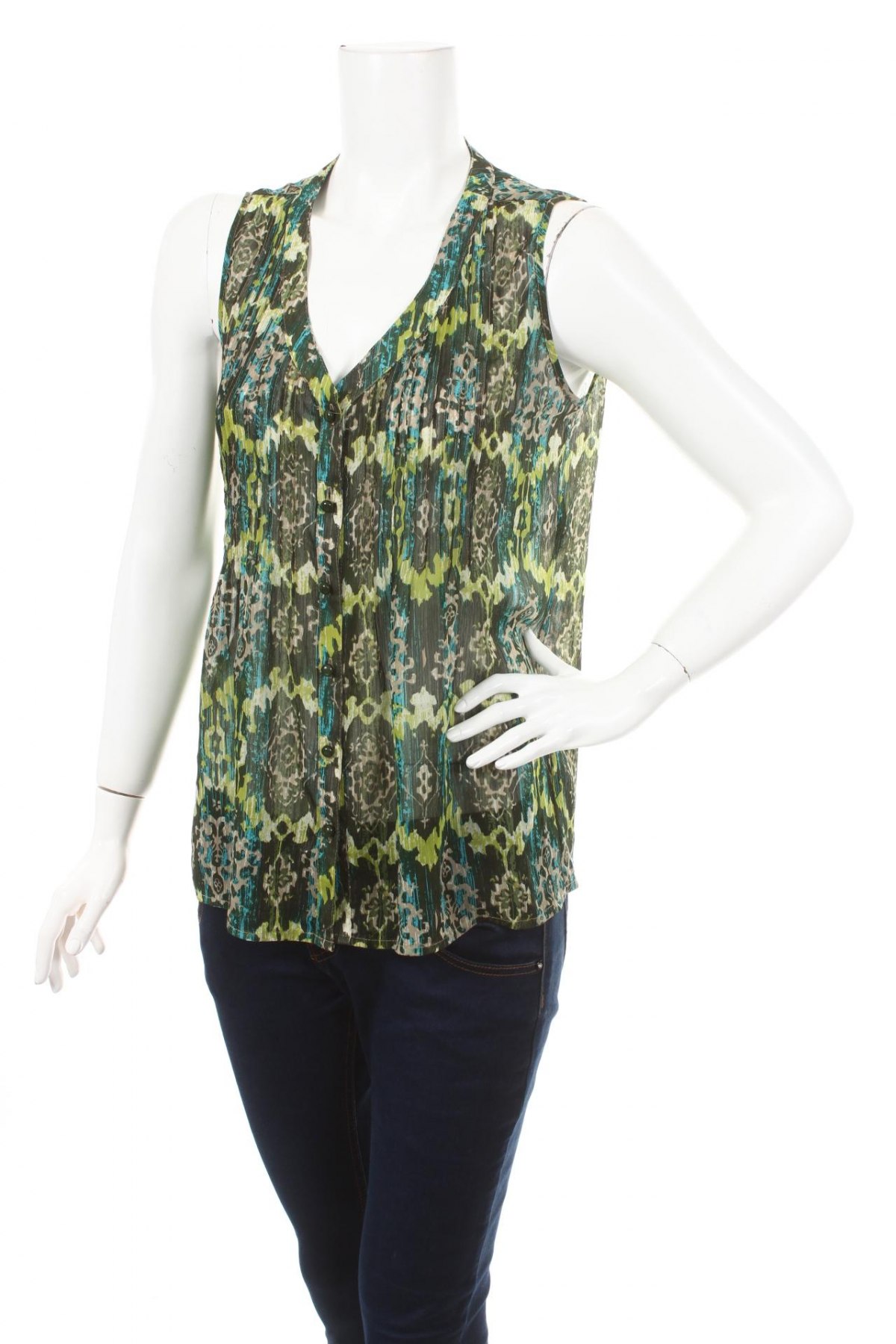 Γυναικείο πουκάμισο Reitmans, Μέγεθος M, Χρώμα Πράσινο, Τιμή 9,28 €
