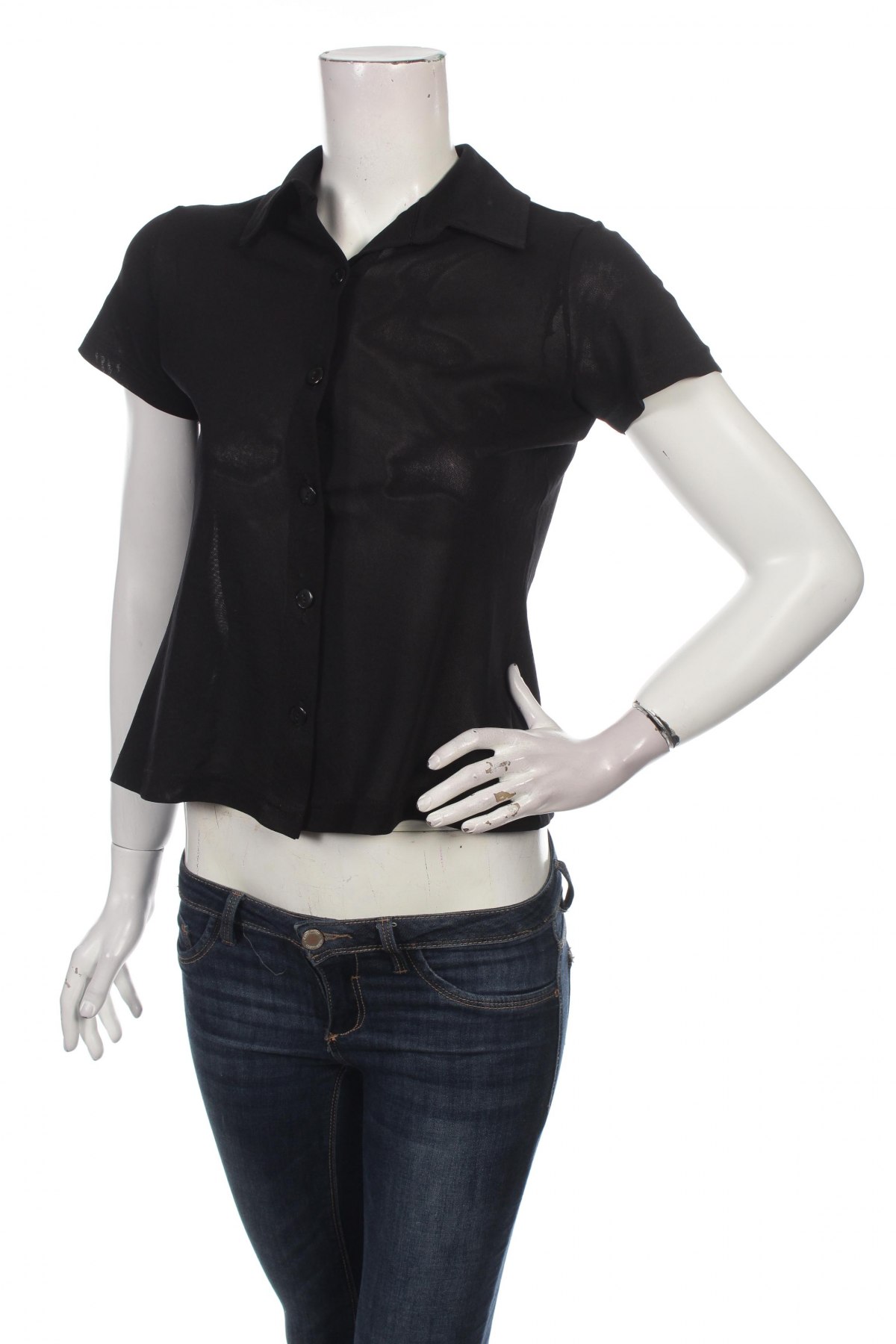 Γυναικείο πουκάμισο Spengler, Μέγεθος S, Χρώμα Μαύρο, Τιμή 9,90 €