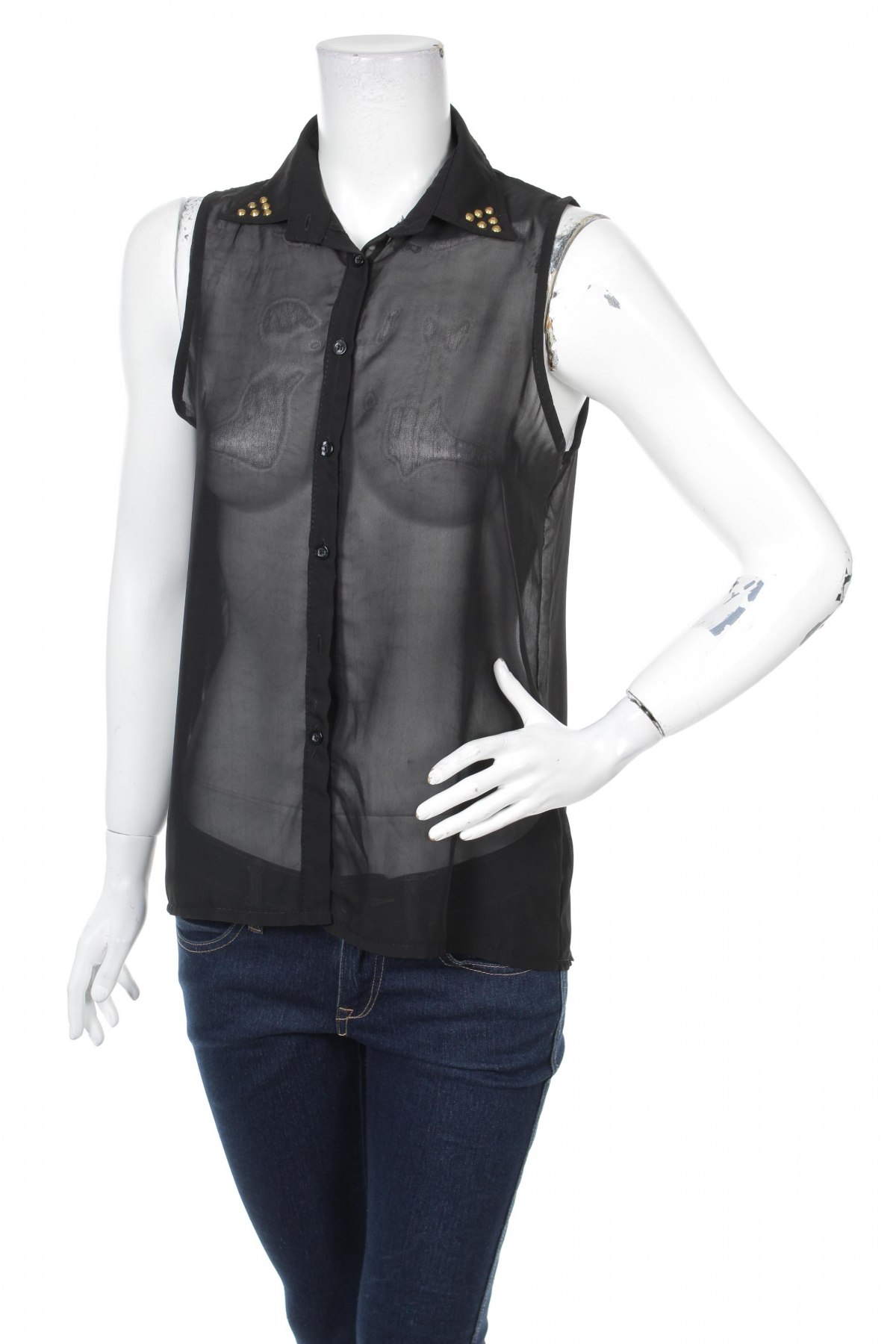 Γυναικείο πουκάμισο Zebra, Μέγεθος M, Χρώμα Μαύρο, Τιμή 9,90 €