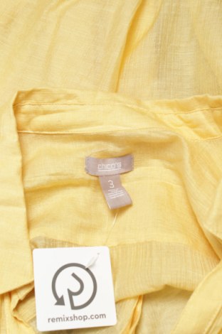 Γυναικείο πουκάμισο Chico's, Μέγεθος XL, Χρώμα Κίτρινο, Τιμή 24,74 €