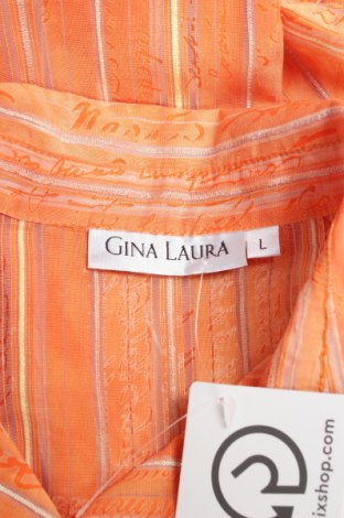 Γυναικείο πουκάμισο Gina Laura, Μέγεθος L, Χρώμα Πορτοκαλί, Τιμή 14,23 €