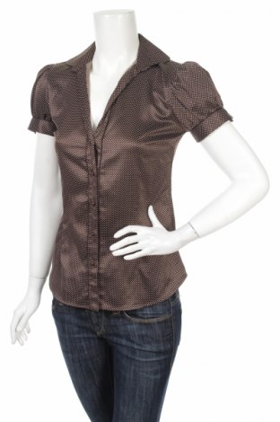 Γυναικείο πουκάμισο Zara, Μέγεθος XS, Χρώμα Καφέ, Τιμή 13,61 €