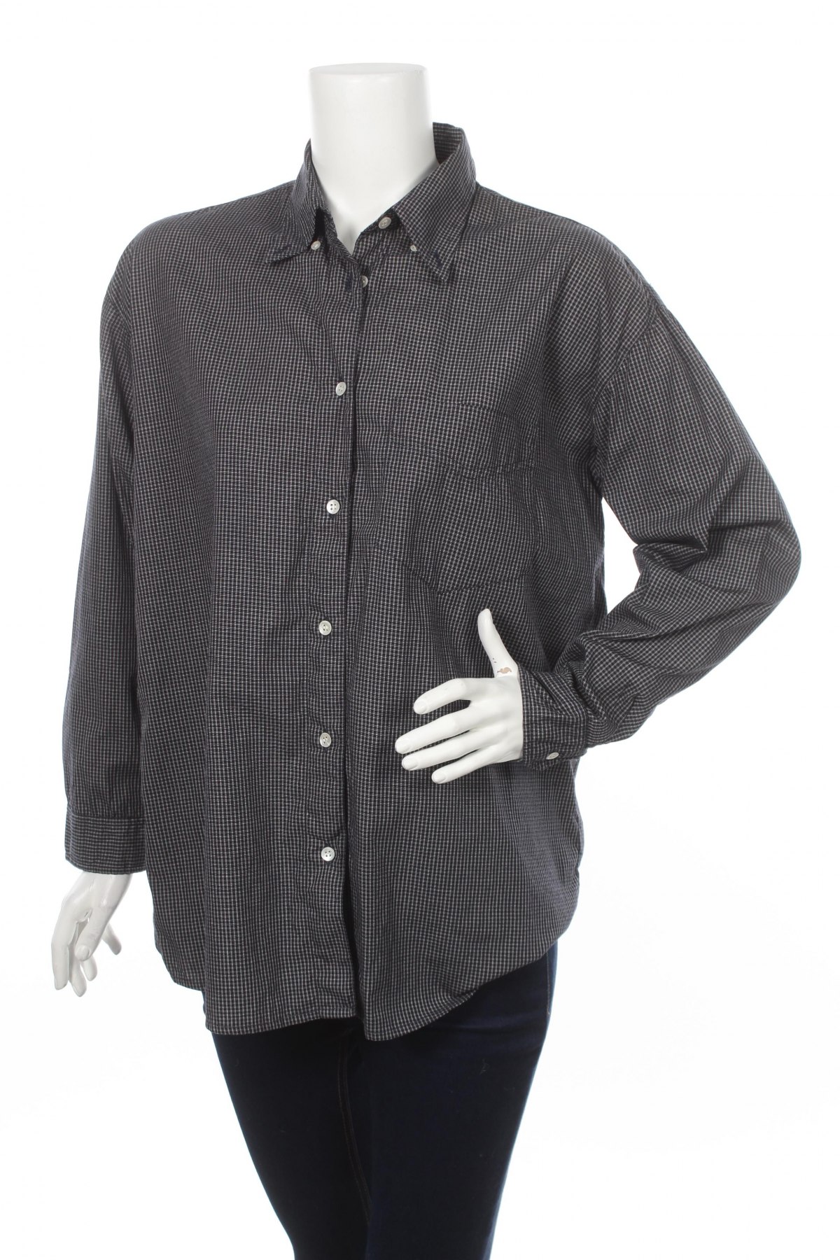 Γυναικείο πουκάμισο, Μέγεθος M, Χρώμα Γκρί, Τιμή 14,23 €