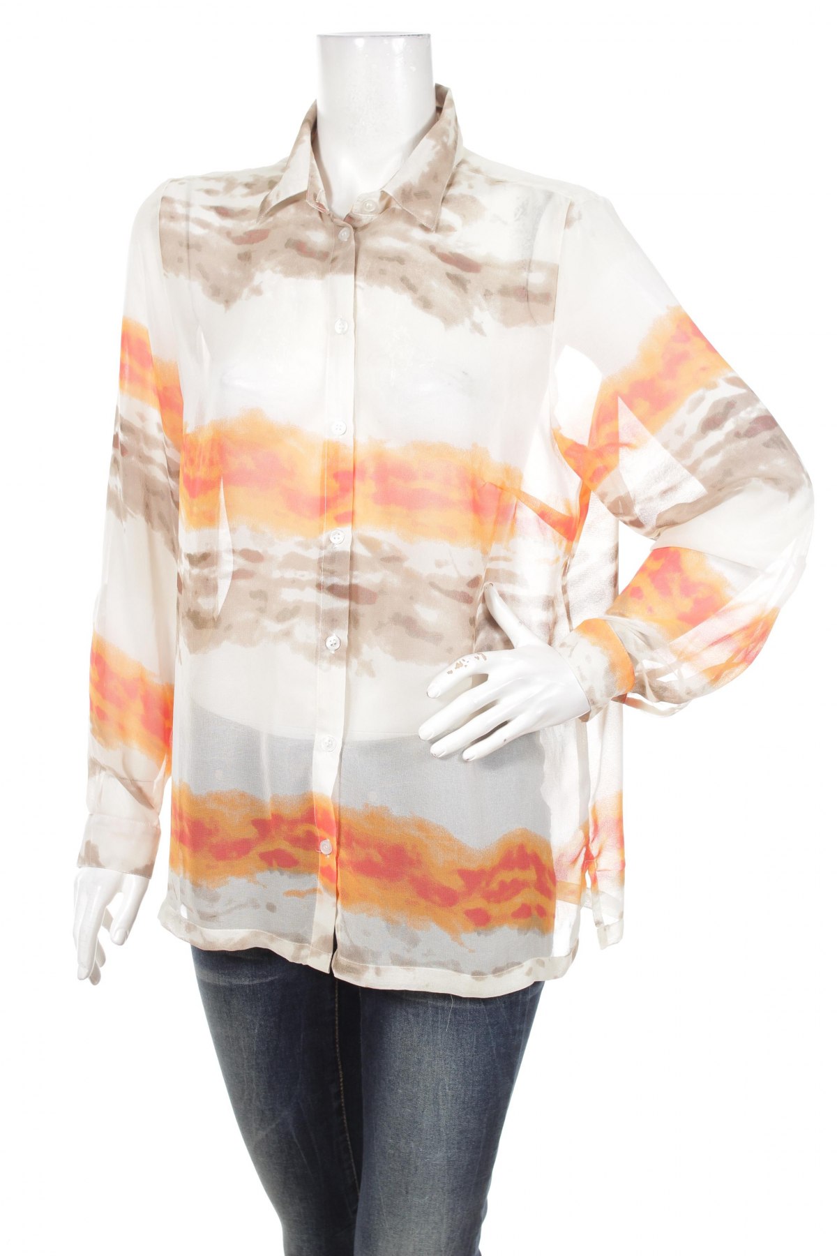 Γυναικείο πουκάμισο Bpc Bonprix Collection, Μέγεθος L, Χρώμα Πολύχρωμο, Τιμή 13,61 €