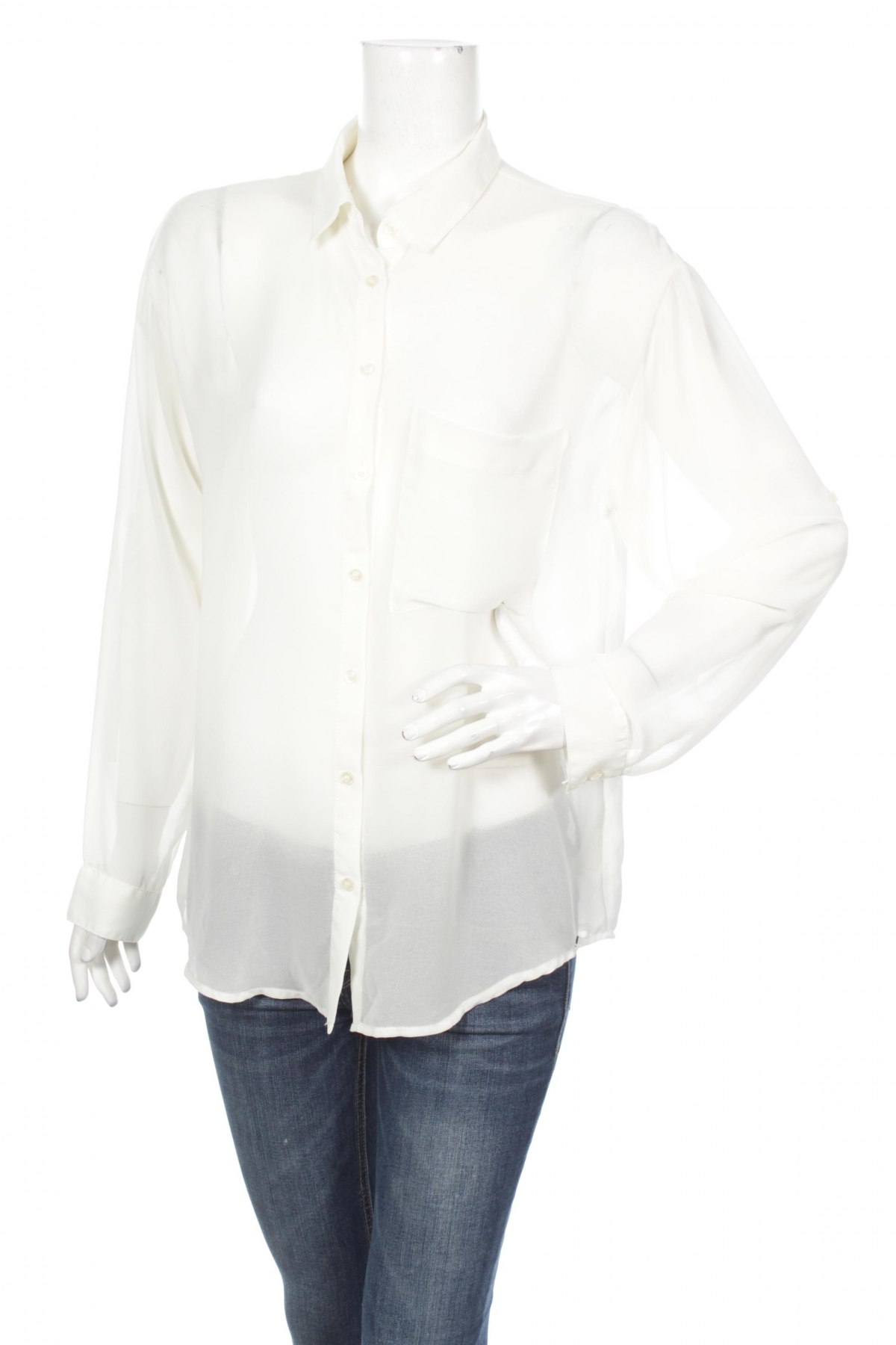 Γυναικείο πουκάμισο Garage, Μέγεθος L, Χρώμα Εκρού, Τιμή 12,99 €