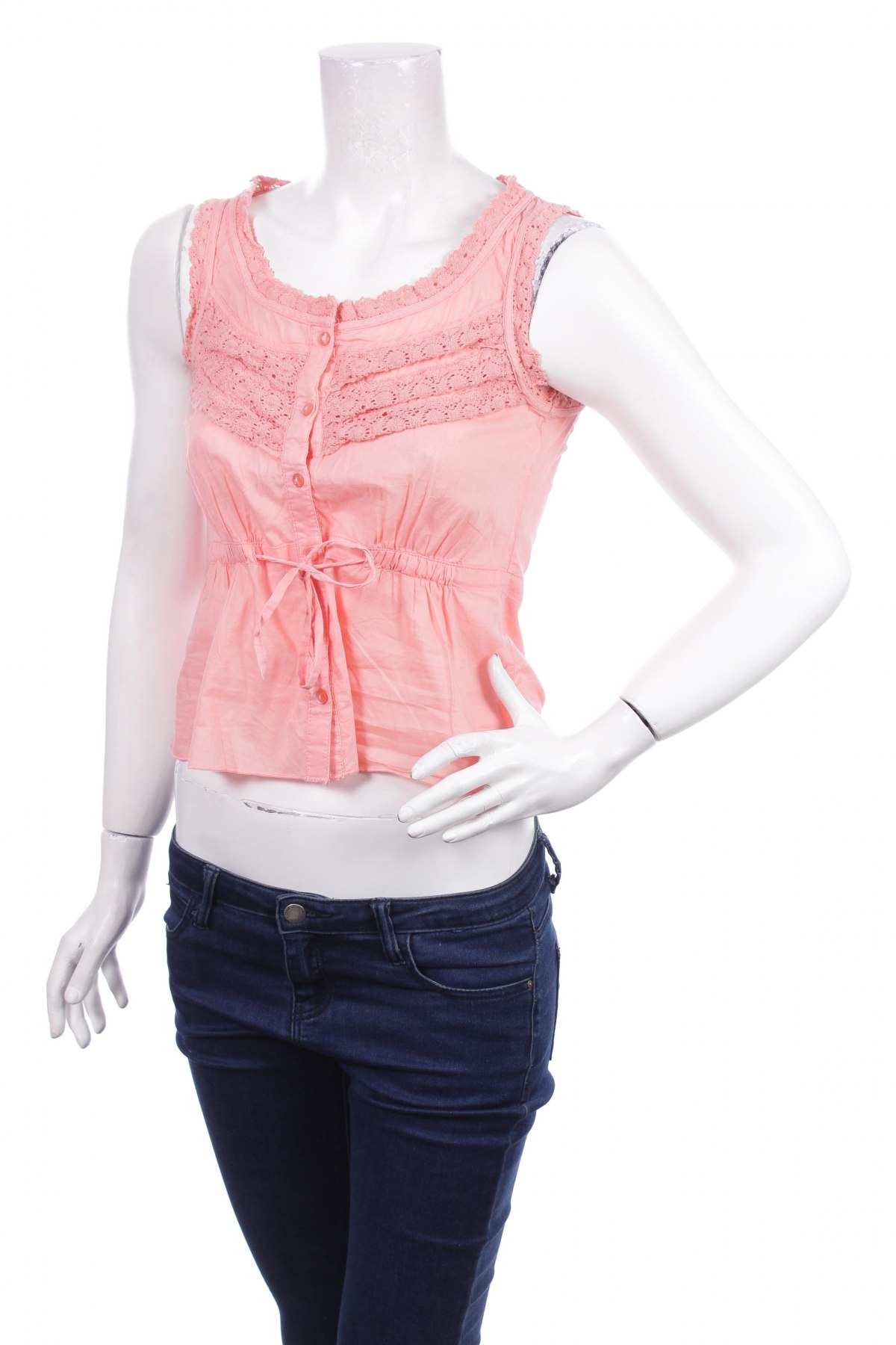 Γυναικείο πουκάμισο H&M, Μέγεθος XS, Χρώμα Ρόζ , Τιμή 14,43 €