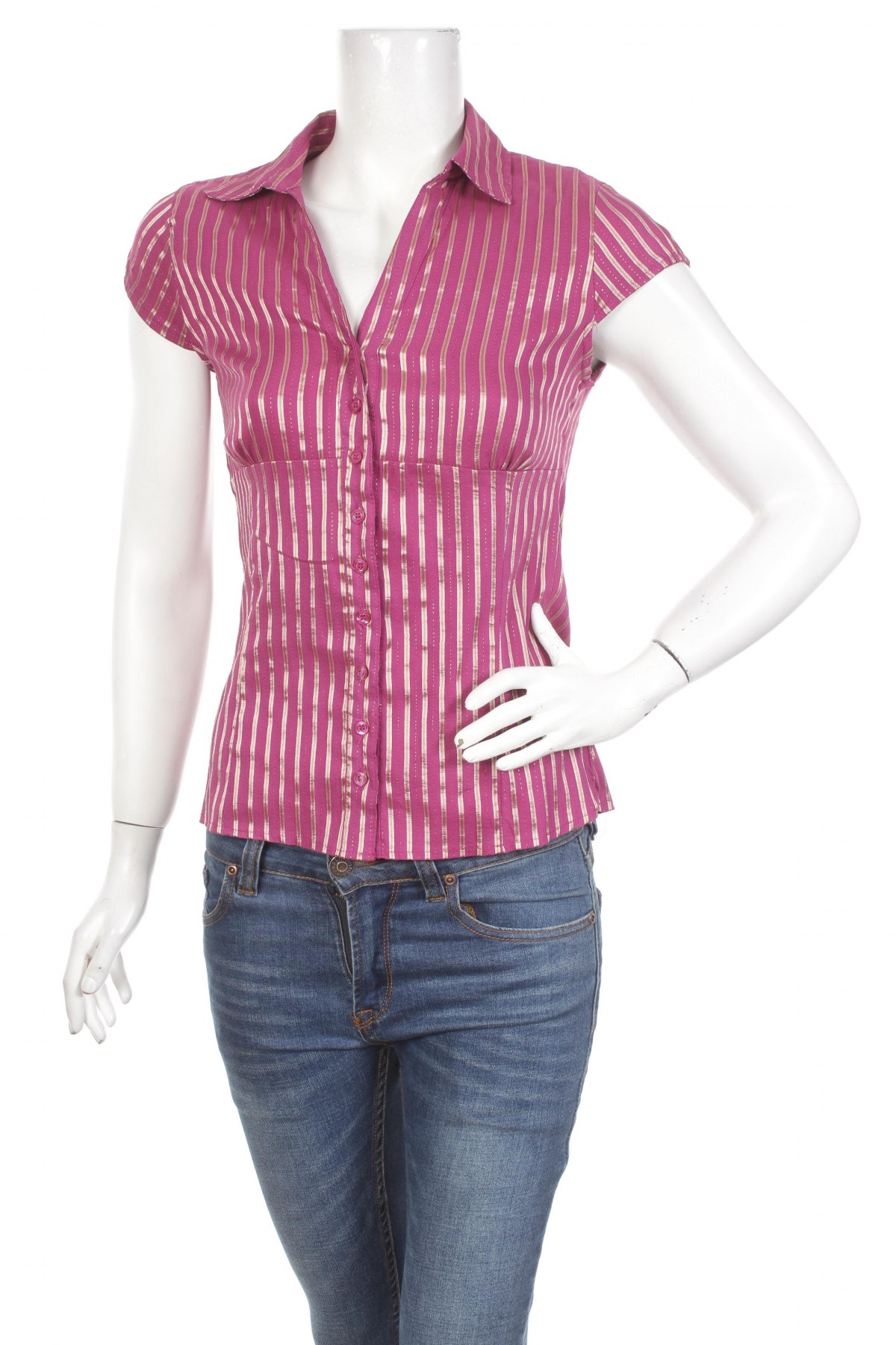 Γυναικείο πουκάμισο H&M Divided, Μέγεθος L, Χρώμα Ρόζ , Τιμή 13,92 €