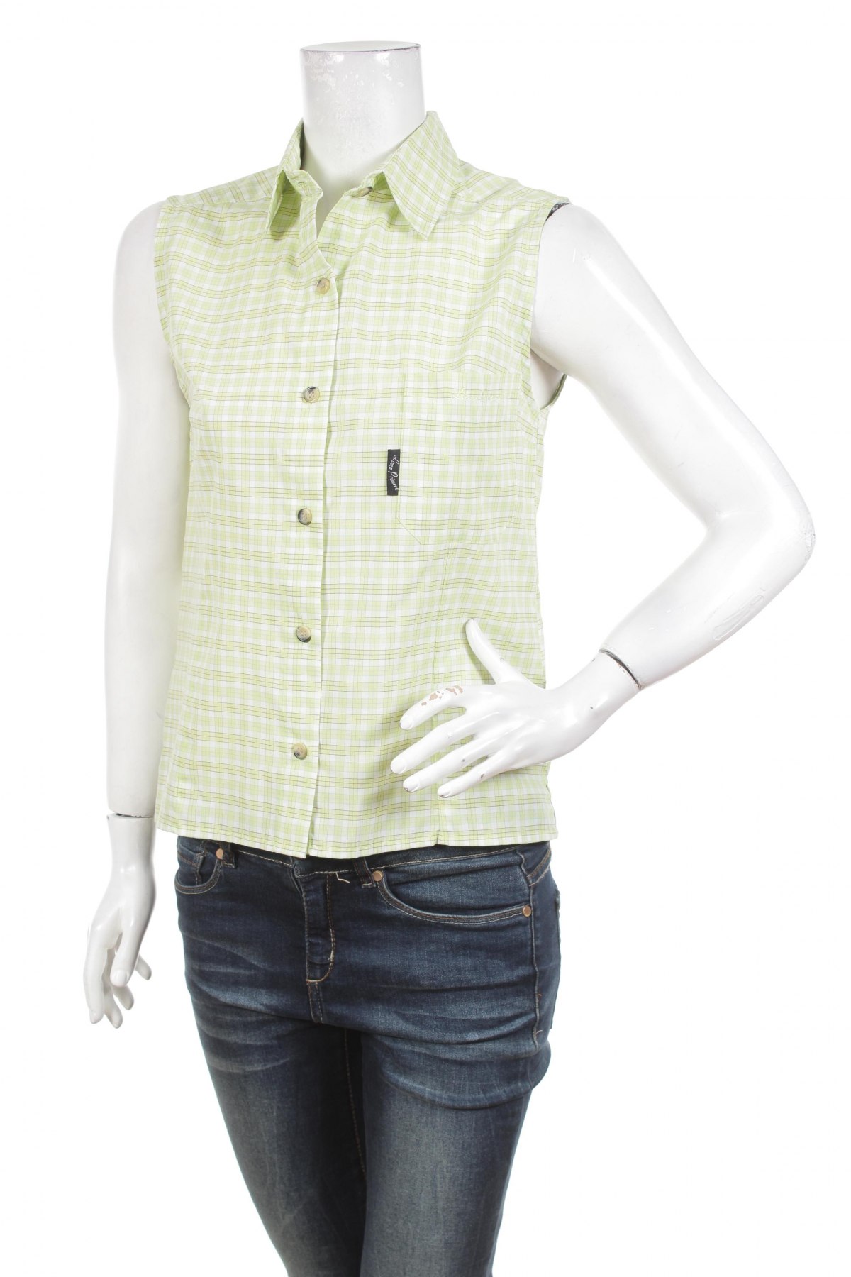 Γυναικείο πουκάμισο Linea Primero, Μέγεθος S, Χρώμα Πράσινο, Τιμή 9,28 €