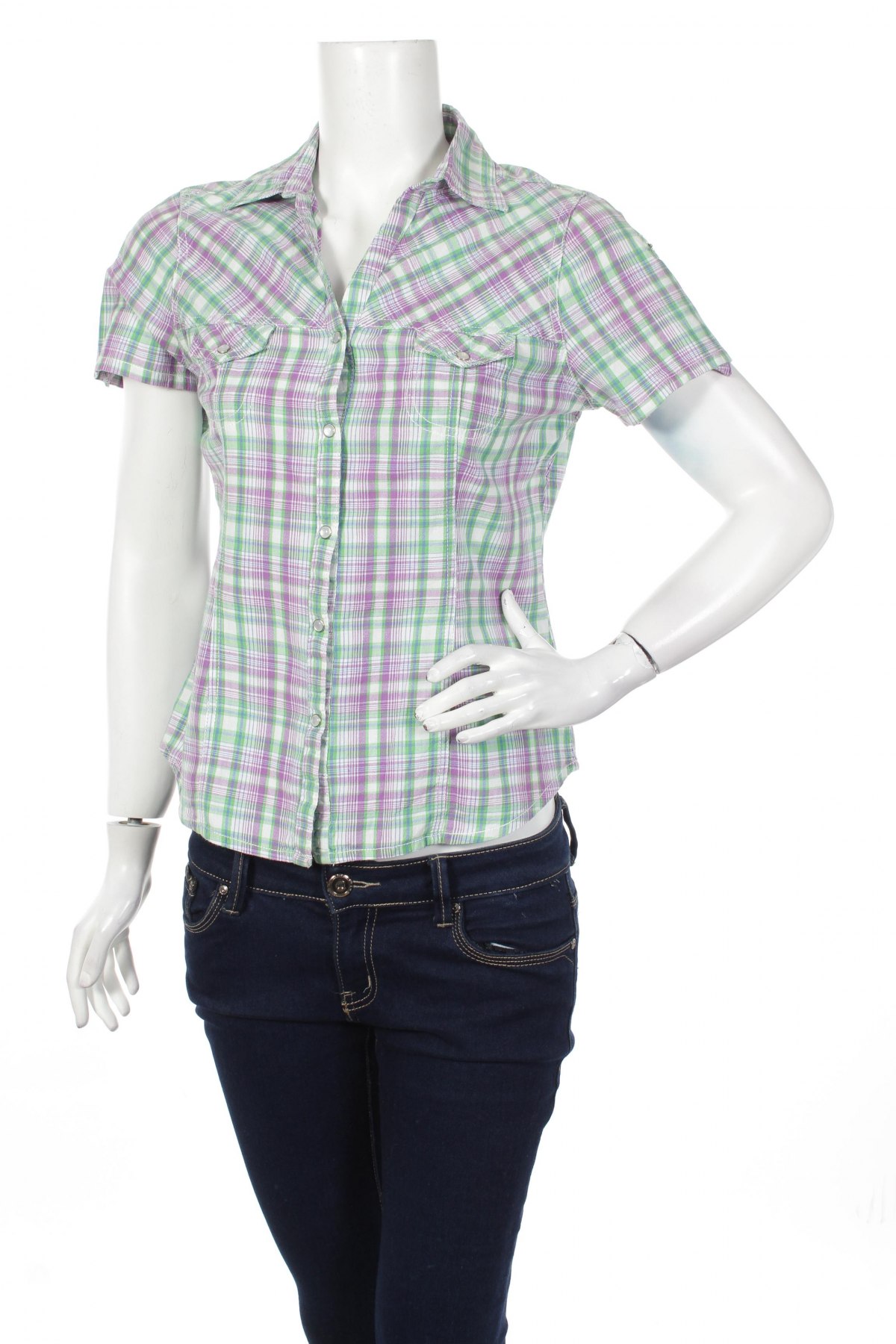 Γυναικείο πουκάμισο Nkd, Μέγεθος M, Χρώμα Πολύχρωμο, Τιμή 10,52 €