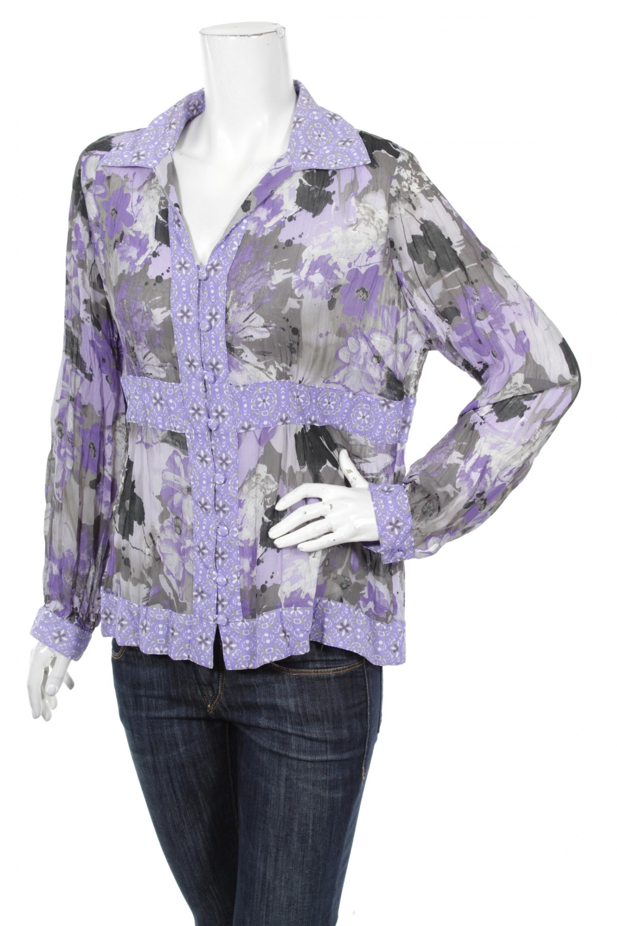 Γυναικείο πουκάμισο One Touch, Μέγεθος L, Χρώμα Πολύχρωμο, Τιμή 16,70 €