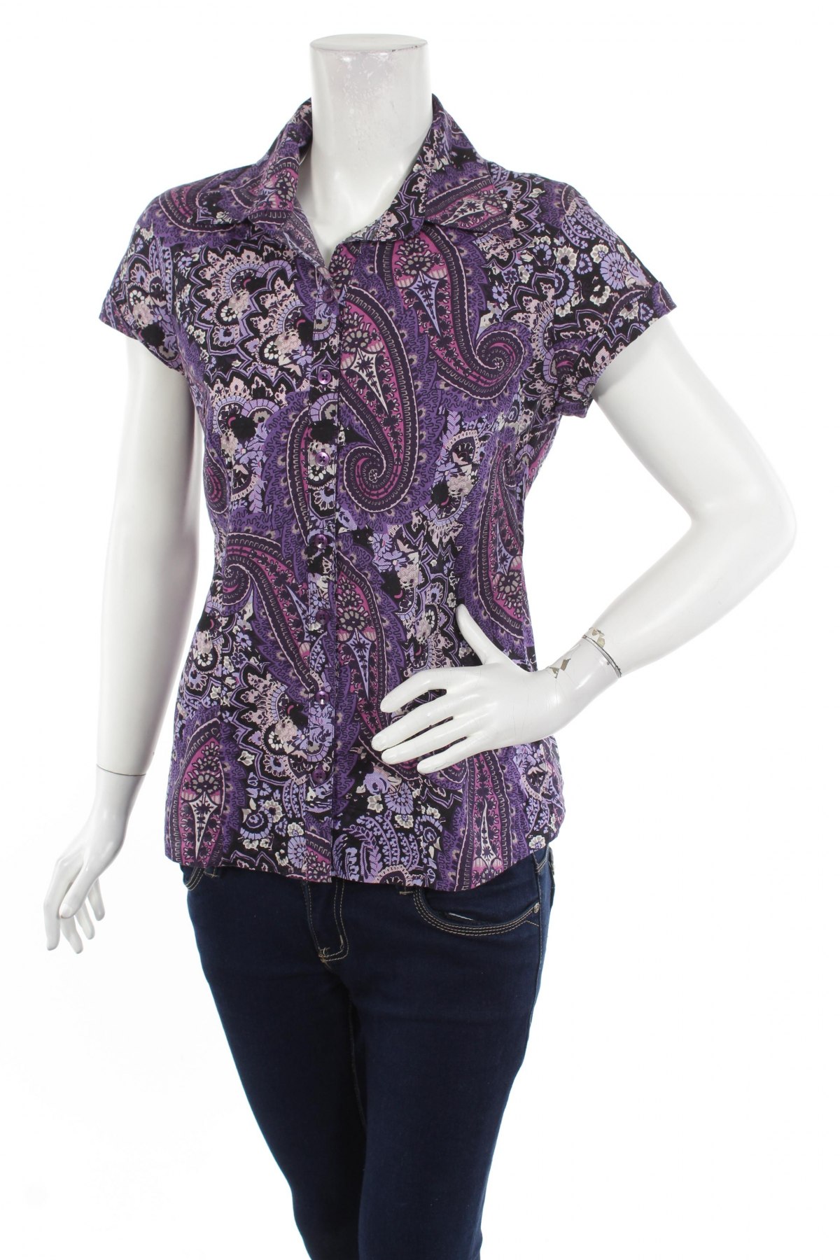 Γυναικείο πουκάμισο Zero, Μέγεθος S, Χρώμα Πολύχρωμο, Τιμή 10,52 €