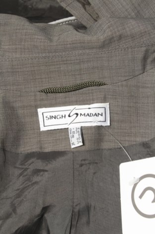 Дамско сако Singh S Madan, Размер XS, Цвят Сив, Цена 22,10 лв.